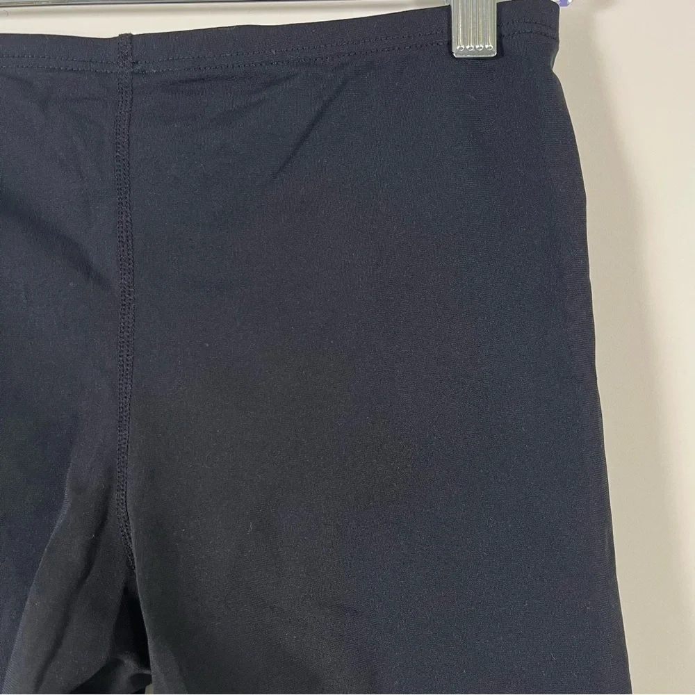 TYR Boys Durafast Elite Jammer Swimsuit Solid Black Swim Size 26****